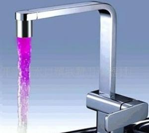Unique Design Temperature Control Colour Changing Led Bath Faucets Brass Cartridge Basin Mixed