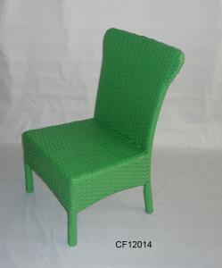 Classical Outdoor Furniture Iron and PE Rattan Children Chair