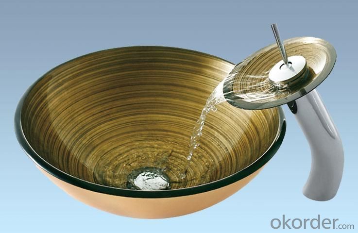 New Design Popular Tempered glass Bathroom Product Spiral Waterfall Combination System 1
