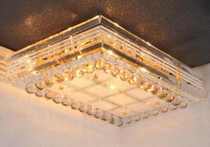 Crystal Ceiling Light Pendant Lights Classic Golden Ceiling Pendant Light 650*450 System 1