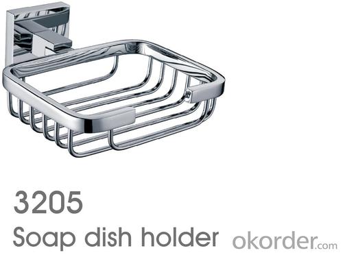 Hot Sale, New Design Exquisite Decorative Bathroom Accessories Solid Brass Soap Basket System 1