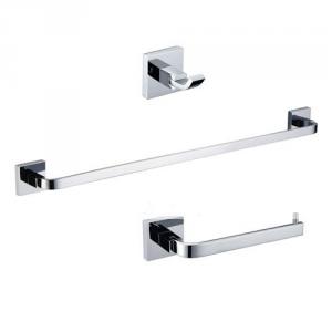 New Design Exquisite Decorative Bathroom Accessories Set Robe Hook and Towel Ring and Towel Bar