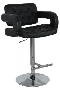 Hot Selling High Quality Comfortable Black PU And PVC Bar Stool System 1