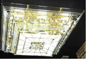Crystal Ceiling Light Pendant Lights Classic Golden Ceiling Pendant Light Cake Type 800*800 System 1