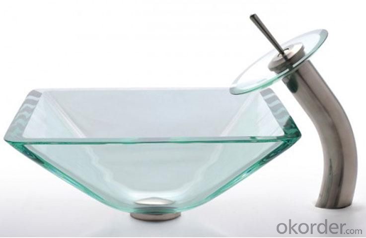 New Design Popular Tempered glass Bathroom Product Translucent Waterfall Combination System 1