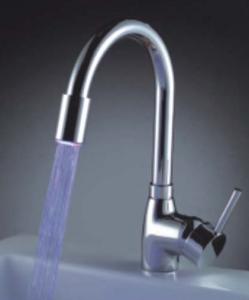 Unique Design Temperature Control Colour Changing Led Bath Faucets Basin Mixer