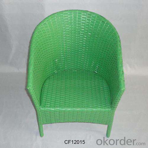 Classical Outdoor Furniture Iron and PE Rattan Children Armchair System 1