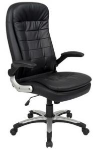 Modern style PU Office Chair/350mm Power Coated/Butterfly tilt/Office Furniture