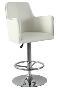 Hot Selling High Quality Comfortable White PU  Bar Stool