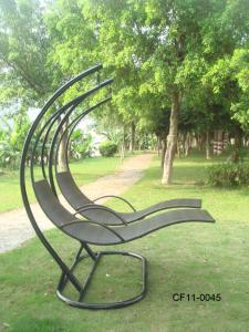 Classical Simple Rattan Outdoor Garden Furniture Lover Swing Basket