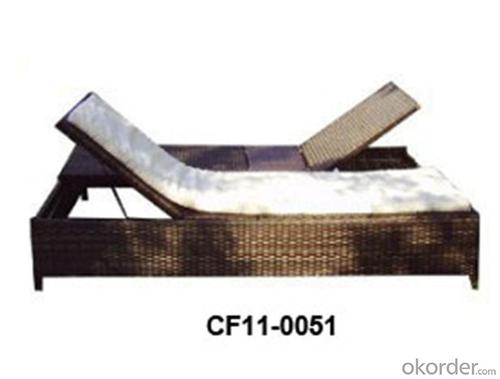 Rattan Outdoor Garden Furniture Can Be Opened Loungle System 1