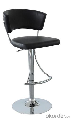 Hot Selling High Quality Comfortable Black Chrome Metal Frame Bar Stool System 1