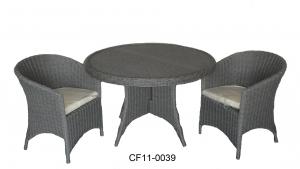 Classical Modern Leisure Rattan Outdoor Garden Furniture One Table Four Chairs