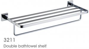 New Design Bathroom Accessories Solid Bathroom Shelf System 1