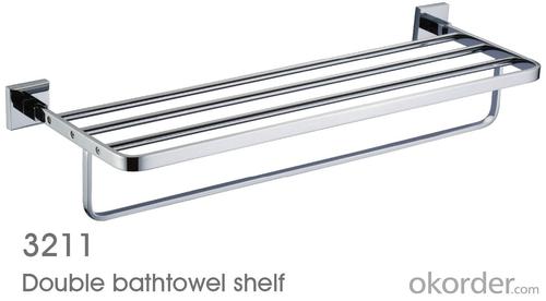 New Design Bathroom Accessories Solid Bathroom Shelf System 1