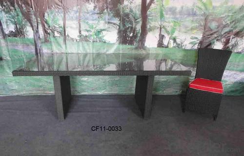 Modern Leisure Rattan Outdoor Garden Furniture Table Set System 1