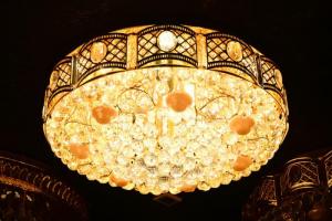 Crystal Ceiling Light Pendant Lights Classic Golden Ceiling Pendant Light 158PCS Light Ball Round D800mm System 1