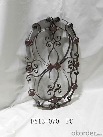 Antique Home Decoration Metal Oval Wall Art Decoration System 1