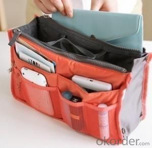 Hot Selling Home Storage Orange Dual Zippers Organizer System 1