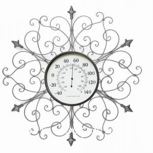 Antique Home Decor Metal Wall Art With Clock Wall Decoration