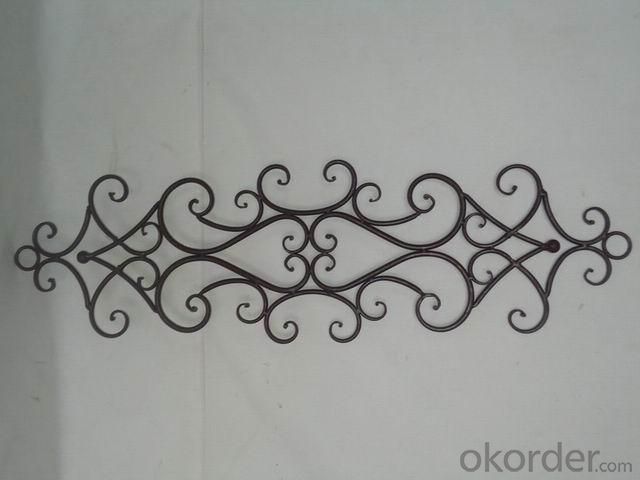 Hot Selling New Design Iron Craft Rectangle Wall Decoration