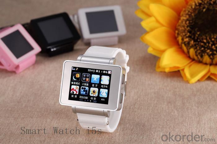 Mobile Phones Android Smart Watch    I8 Touch Screen Bluetooth with 4G TF Card System 1