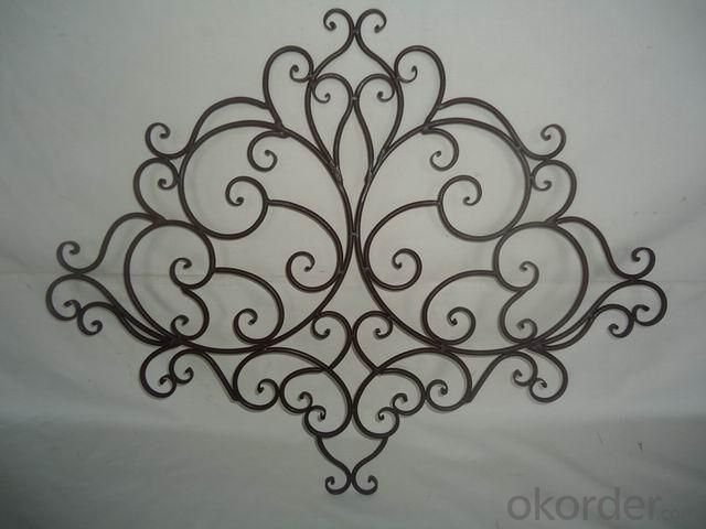 Hot Selling New Design Iron Craft Flame shape Wall Decoration System 1