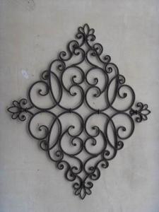 Hot Selling New Design Iron Craft Rhombus Wall Art Decoration