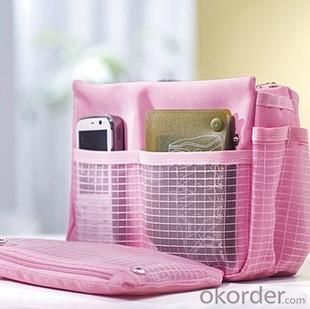 Hot Selling Home Storage Pink Dual Zippers Organizer System 1