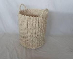 Home Storage Hot Sell Soft Woven Natural Maize Hamper