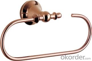 Hardware House Bathroom Accessories Rose Gold Series Towel Ring System 1