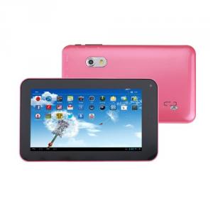 Android 4.2 7 Inch Allwinner A23 Dual Core Tablet PC 1GB RAM 8GB 1.5GHz Wifi 800*480 Capacitive Screen Dual Camera Pink