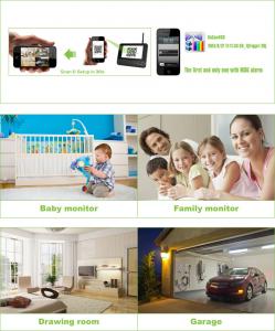 4CH Home Security Outdoor Remote Home Surveillance  System With 7Inch LCD Monitor 8107JR4