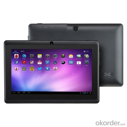 7 Inch Capacitive Touch Screen Android 4.2 Tablet PC With Dual Core ATM7021 1.3GHz 4GB WiFi Dual Camera Black System 1