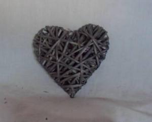 Home Decor Hot Selling Washed-Grey Willow -Woven Heart Deco System 1
