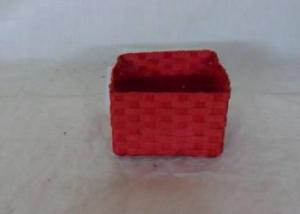 Home Storage Willow Basket Soft Woven Flat Paper Red Box System 1