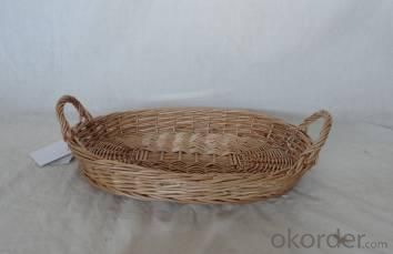 Home Storage Willow Basket Natural Willow Tray System 1