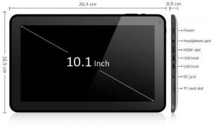 Quad Core 10.1 Inch Android 4.2 Touch Screen Tablet PC 16GB 1G RAM Dual Camera HDMI WiFi