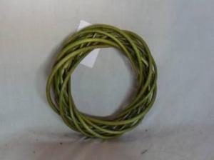 Home Decor Hot Selling Stained Willow-Woven Green Round Shape Deco