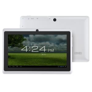 Capacitive Touch Screen 7 Inch Android 4.2 Tablet PC With Dual Core ATM7021 1.3GHz 4GB WiFi Dual Camera White System 1