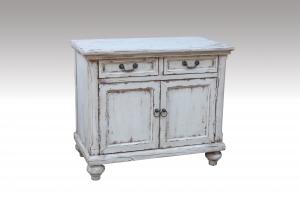 Home Furniture Classical Light Colors 2 Drawer Chest And 2 Doors Nature Painting