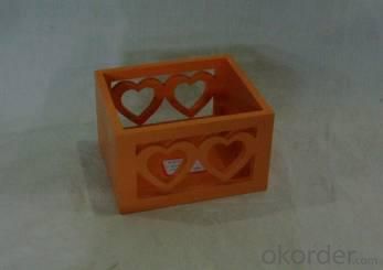 Home Storage Willow Basket Painting Plywood Orange Box System 1