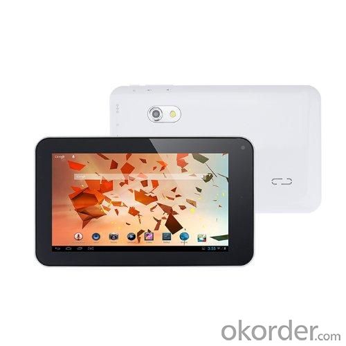 Dual Core Allwinner A23 7 Inch Tablet PC Android 4.2 1GB RAM 8GB 1.5GHz Wifi 800*480 Capacitive Screen Dual Camera White System 1