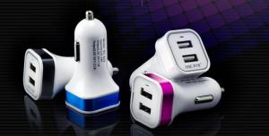 AC/DC Adapters 5V 2A Colorful Car Charger CE GS Certificate System 1
