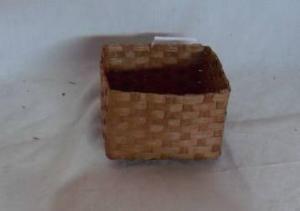 Home Storage Willow Basket Soft Woven Flat Paper Brown Box System 1