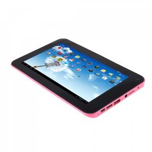 Android 4.2 Capacitive Touch Screen 7 Inch Tablet PC With Dual Core A9 VIA8880 1.5GHz 8GB WiFi Dual Camera Pink