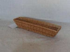 Home Storage Willow Basket Natural Willow Rectangle Bread Tray System 1