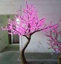 LED Artifical Redbud Tree Lights Flower String Christmas Festival Decorative Light Pink/Purple/RGB 93W CM-SLFZ-1536L3 System 1