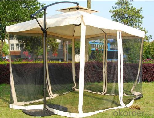 Hot Selling Outdoor Market Umbrella Umbrella With Mosquito Net Polyester System 1