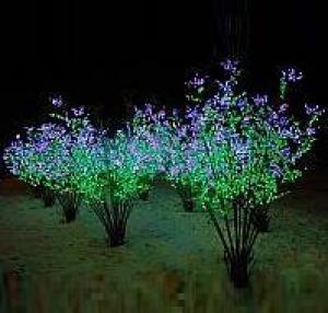 LED Clove Tree String Christmas Festival Light Green Leaves+ Pink/Purple Flowers 78W CM-SL-1296L